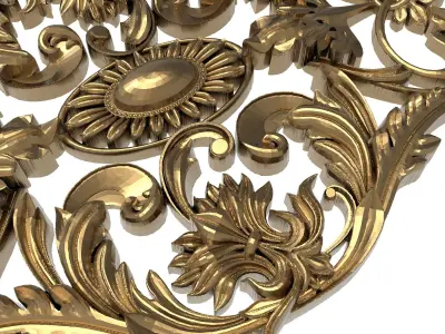  decorative pattern ready for 3D printing 3D model 525