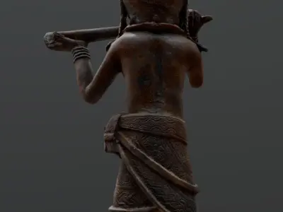 Hornblower Low-poly 3D model