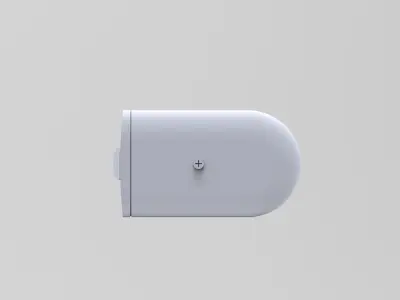 Braun HLD4 Hair dryer 1970 3D model