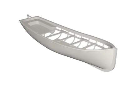 Boat concept 3D model