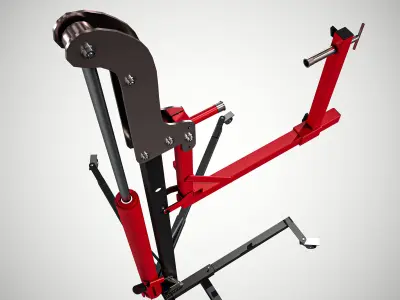 Bike Lift Low-poly 3D model