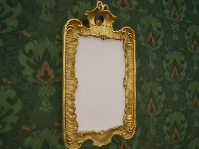 Victorian Picture Frames Low-poly 3D model