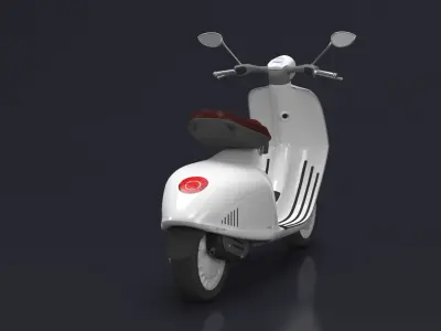 Vespa 946 White 3D model