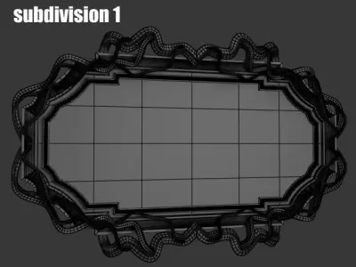 Picture frame 3 3D model