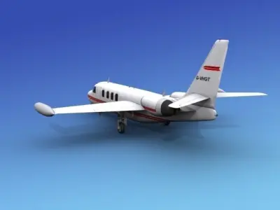IAI Westwind I 3D model 2