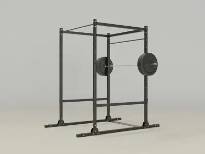 Gym Equipment 3D model 2