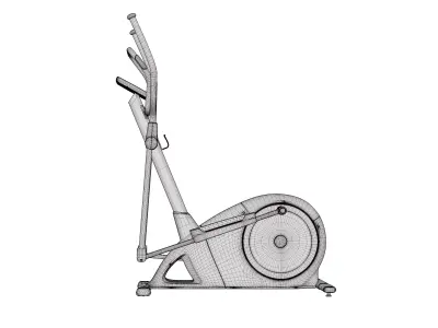 Elliptical Trainer Exercise Fitness Machine 3D model