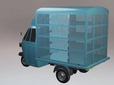Tuk-tuk Three wheeler 3D model