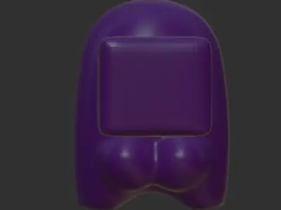 Among us-double cheeked up- 3D model