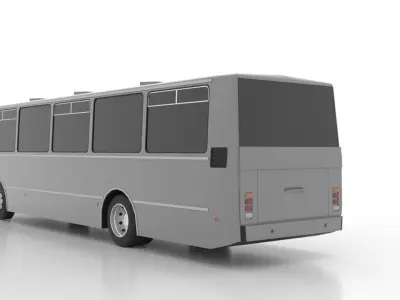 Karosa B731 Low Low-poly 3D model