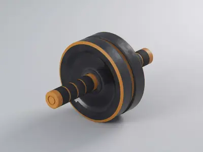 Professional Ab Roller - PBR 3D model