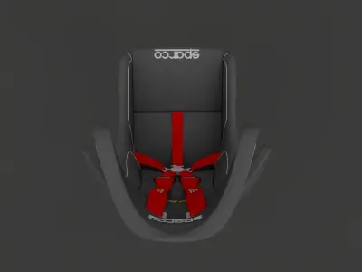 SPARCO PRO ADV Low-poly 3D model