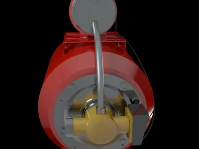 Water Pump Free 3D model buy