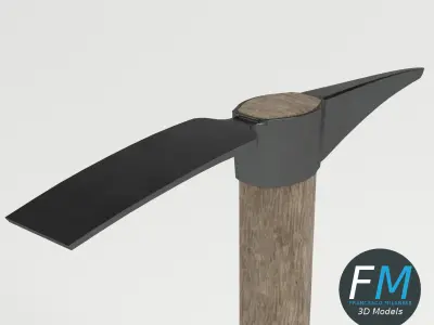 Pick mattock ax 3D model