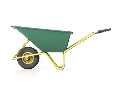 Garden Wheelbarrow 3D model