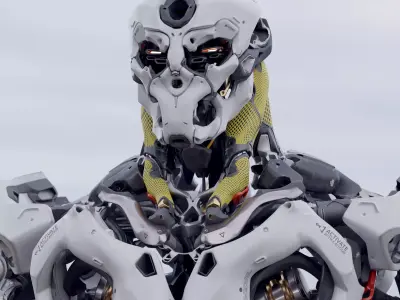 Sci-fi Robot 3D model buy