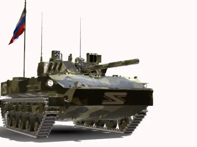 BMD 4 ARMORED RUSSO 3D model