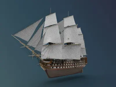 HMS Victory 3D model buy