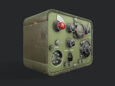 WWII Radiostation Sever - Tutorial Included 3D model