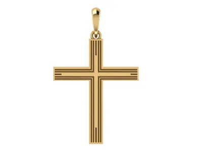 CROSS PENDANT CR126 3D print model