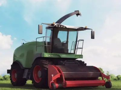 harvester 14 am 146 3D model