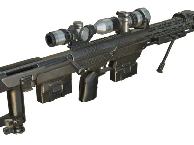 DSR-Precision DSR-1 Low-poly 3D model