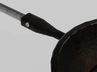 OB 00 27 vampire hunter pan Low-poly 3D model