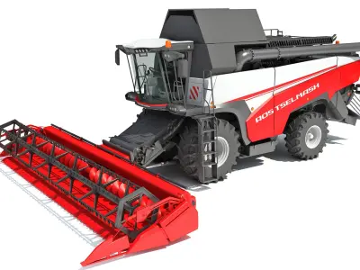 Combine Harvester 3D model purchase