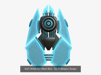 10 SciFi Shields A Collection - Sci Fi Weapon Design 3D Model Pack purchase