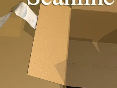Hand Truck   boxes 3D model