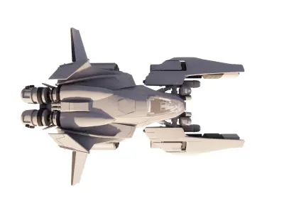 Spaceship-spacecraft-cg1 3D model