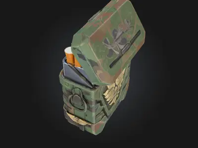 Cigarette Armor Pack  Gritty Style with a Smoked Edge 3D model
