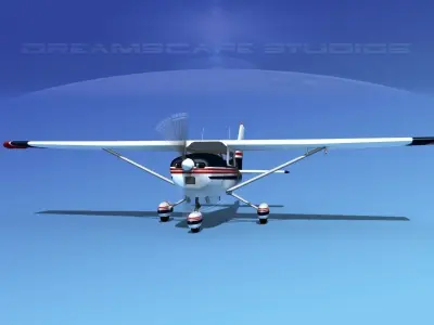 Cessna 172 Skyhawk 1976 V10 3D model