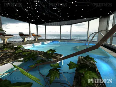 Swimming pool 3 day 3D model
