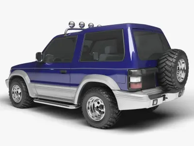 1991 Mitsubishi Pajero 3D model