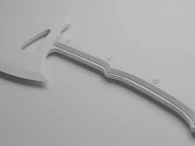 Black Tomahawk Zero Tolerance 0102 Free 3D model
