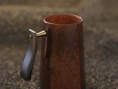 Antique Mug 3D model