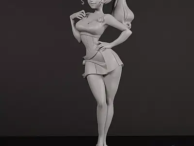 Megara from Hercules - Multi-Part 3D Printable Model 3D print model