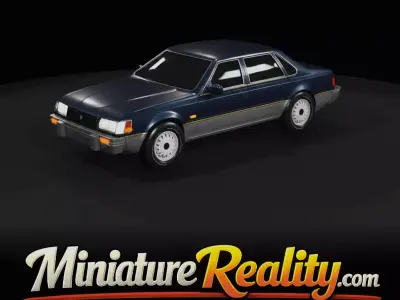 1-87 AMC Concord Sedan 1980 Print Ready STL 3D print model