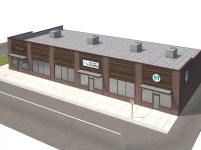Retail-068 Retail Store 3D model