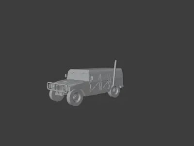 HUMMER humvee Free 3D model