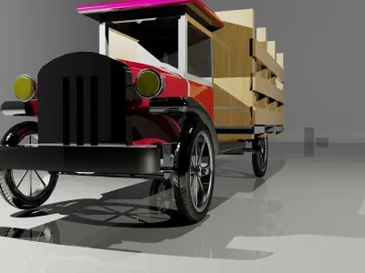 Old Truck 3D print model