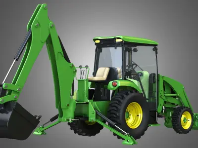 JD - 3033R  Tractor 3D model