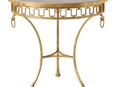 1stdibs Gueridon by Gilbert Poillerat 3D model