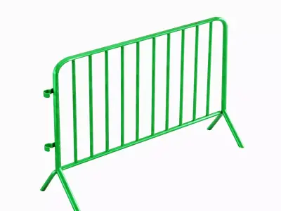 Fence Barrier 05 Low-poly 3D model