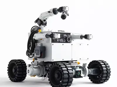 Future Explorer Rover model pack Low-poly 3D model