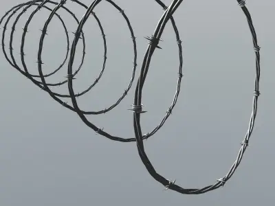 Barbed Wire 2 3D model
