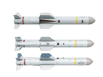AGM-84 Harpoon Anti-ship Missile AGM84 3D model