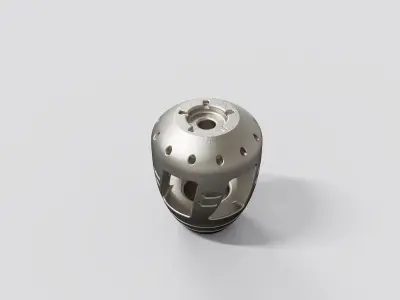 muzzle brake SGT front  3D model