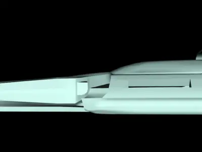 Powerboat fiction 3D model